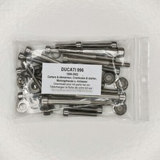 DUCATI 996 R S SPS 1999-2001 Kit n°2 vis BTR inox carter 996S 996SPS