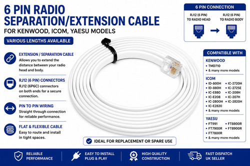 Câble extension radio - d'extension,