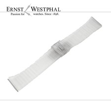 Original FORTIS bracelet de montre avec boucle déployante en acier inoxydable