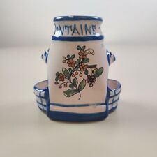 Moutardier en faïence de