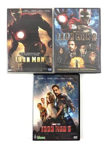 Iron man lot 3 - 3, dvd