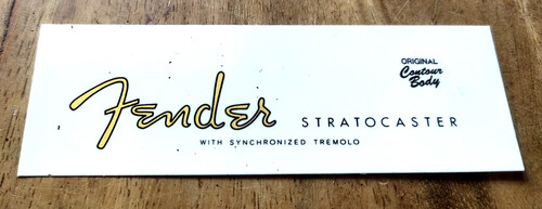 Fender stratocaster 1954 - stratocaster, 1954/60