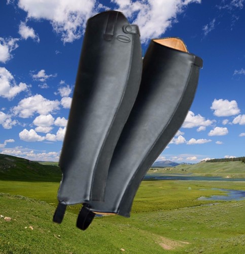 Smooth leather chaps boot - smooth,