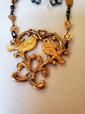 Vintage Superbe Collier Sautoir  Réminiscence Zoe COSTE