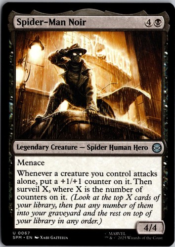 Spider man noir uncommon - 67,