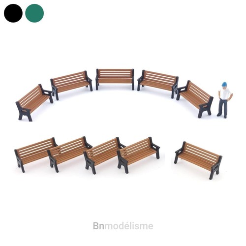 Lot bancs 87 h0 décor - ho, 1/87