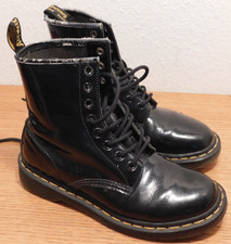 DR MARTENS chaussures en CUIR UK 5 EUR 37.5-38 boots RANGERS à LACETS