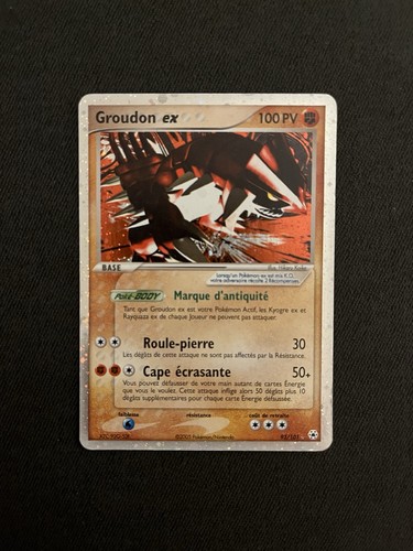 Carte pokémon groudon - carte,