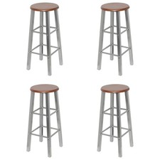4x Tabourets de Bar MDF Siège
