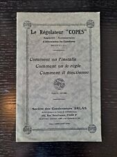 Ancien manuel régulateur de chaudière à vapeur