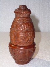 BOITE DOUBLE EN COROZO AVEC