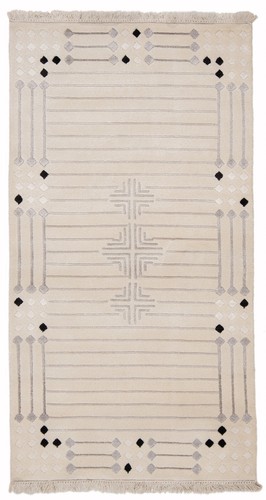 Tapis persan moderne noué - , à