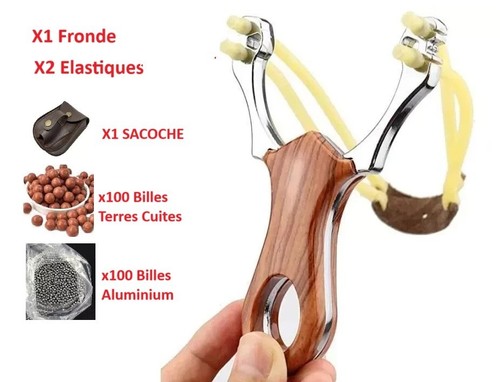 Lance pierre avec elastiques - 2,