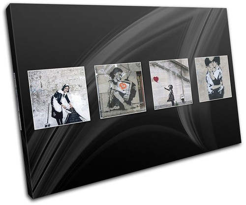 Urban industrial banksy - industrial,