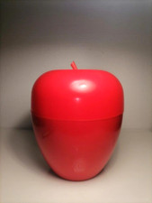 Sceau à glaçon pomme rouge