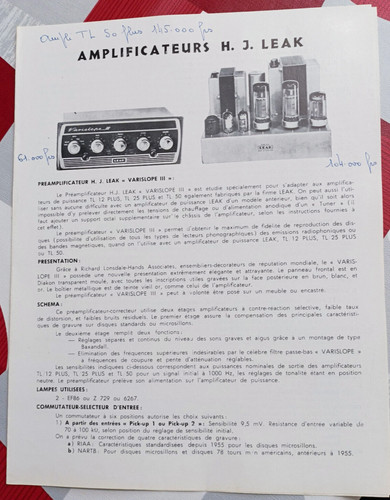 Ancien depliant technic - depliant,