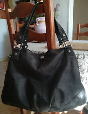Sac à main femme en CUIR véritable noir Arthur&Aston Très Bon Etat !!!