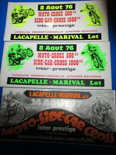 Autocollants moto side - 3, car
