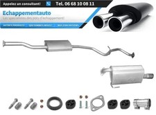 Subaru Legacy IV 2.0 101kW (dès 2003) échappement central+arrière