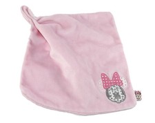 Doudou plat rose Minnie noeud