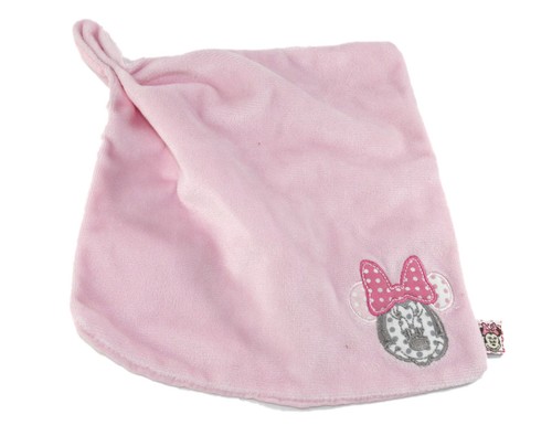 Doudou plat rose minnie - plat,