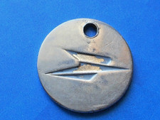 Jetton de caddie " La Poste " bi face
