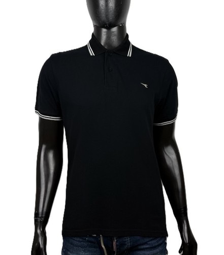 Polo homme noir - homme, coton