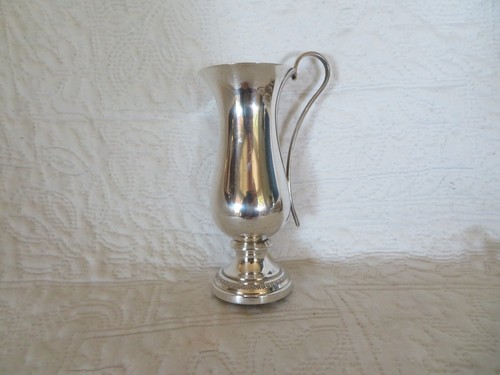 Vase métal argenté - en,