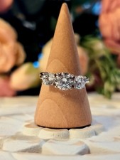 Bague Moissanites en Argent