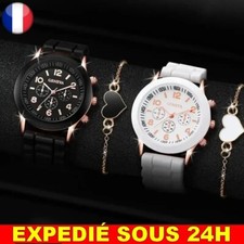 ✅ Ensemble 2 Montre Quartz
