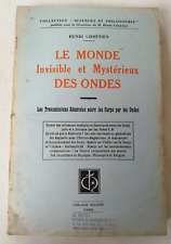CHRETIEN LE MONDE INVISIBLE ET MYSTERIEUX DES ONDES Livre Sciences Etudes YE1