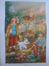 Affiche 1993 tintin par - affiche,