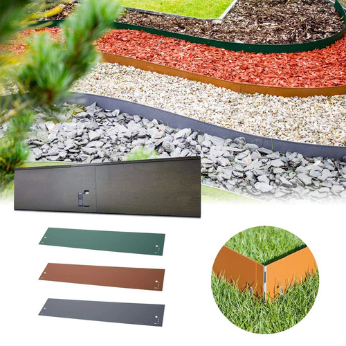 Bordure gazon métal 5cm - de,