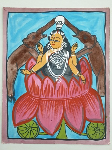 Peinture patachitra vintage - peinture,