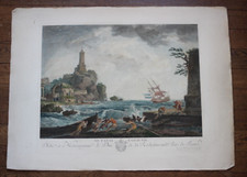 "Le fanal exaucé", gravure