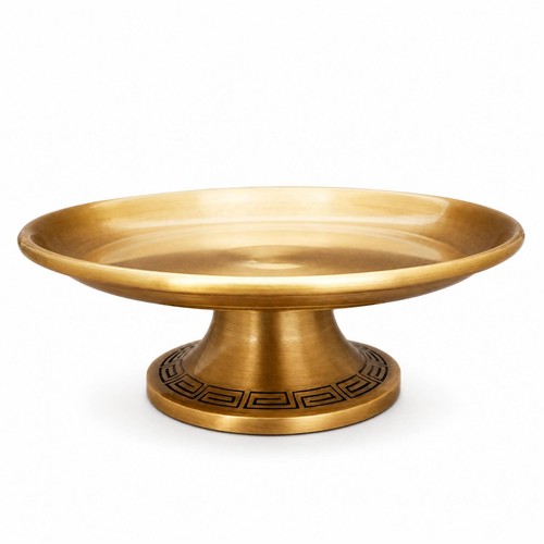 Plateau rond laiton - plateau,