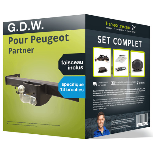 Attelage pour peugeot - attelage, partner