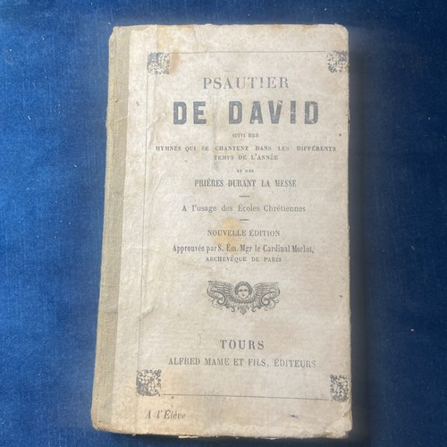 Psautier david suivi des - de, david,