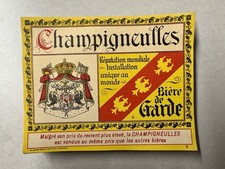 étiquette de bière Chambigneulles
