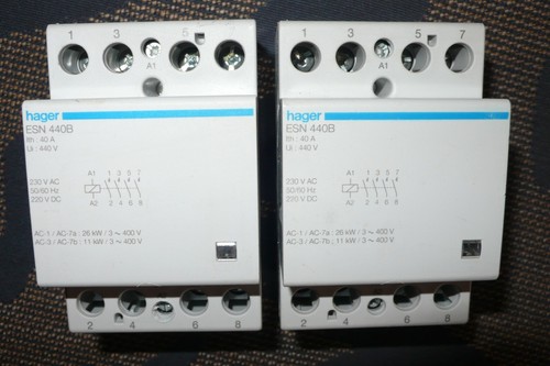Contacteur poles 40a hager - 4,