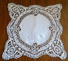 Napperon début XXe en lin et