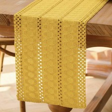 Chemin de Table Jaune Boho