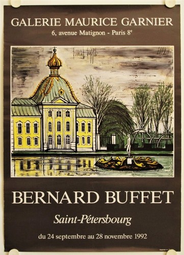 Affiche bernard buffet 1992 - bernard,