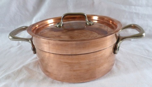 Petite cocotte cuivre - petite, inox