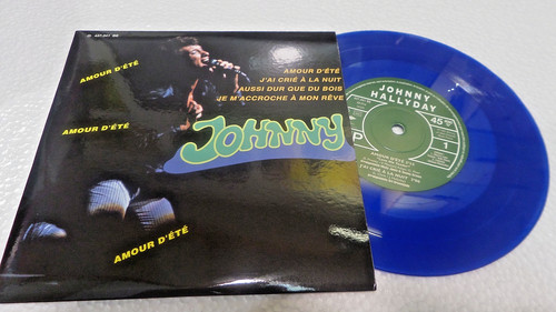 45t vinyle johnny hallyday - vinyle,