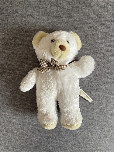 Doudou peluche ours blanc - doudou,