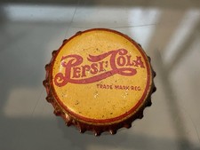 RARE ANCIENNE CAPSULE SODA PEPSI COLA VINTAGE AVEC SON LIÈGE ⭐️⭐️⭐️⭐️⭐️