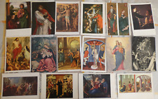 16 cartes postales religieuses reproduction d'oeuvres d'art peinture