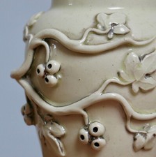 LANGEAIS, très joli vase faience langeais, faïence Langeais, vase .