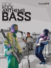 NEW ROCK ANTHEMS Bass Guitar Guitar partitions et CD